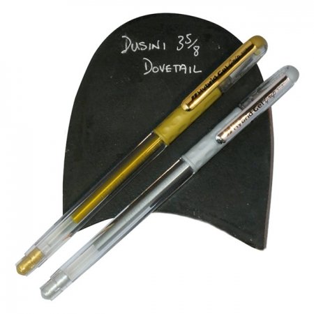 Gold Silver Leather Pens