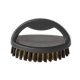 Small Plastic Handled Suede Brush